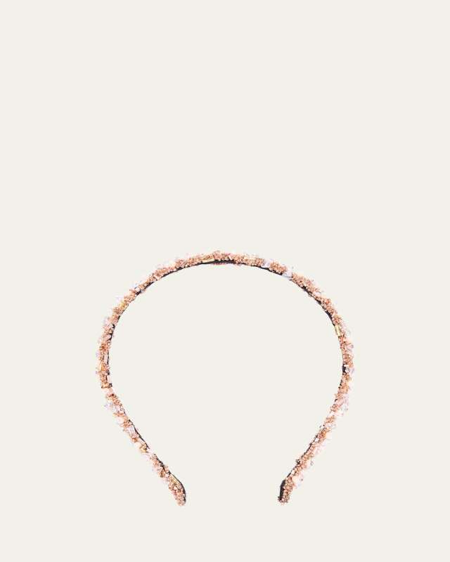 Crystal Coated Skinny Headband